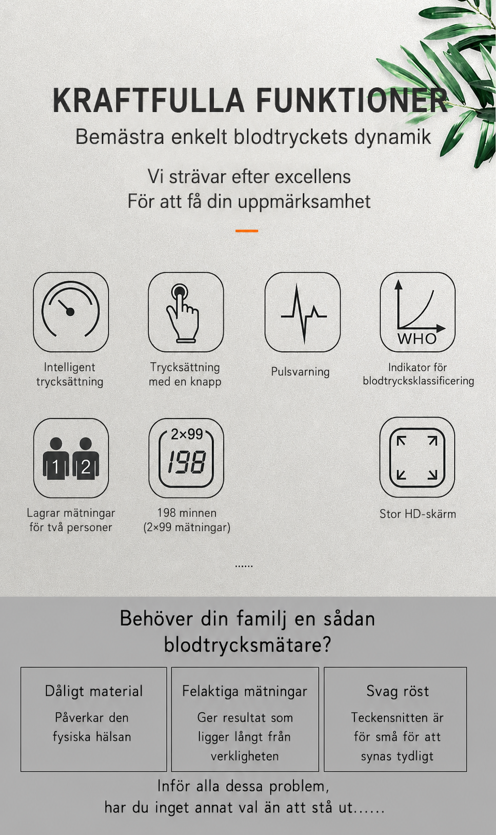 Handleds blodtrycksmätare — Mät Blodtryck & Puls Enkelt Hemma