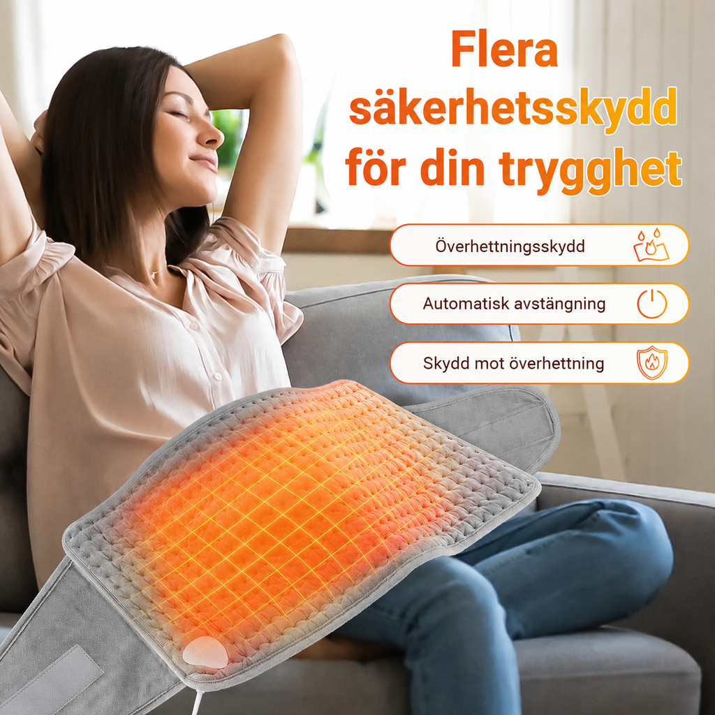 Elektriskt Värmebälte — Lindra Ryggsmärta & Håll Magen Varm!