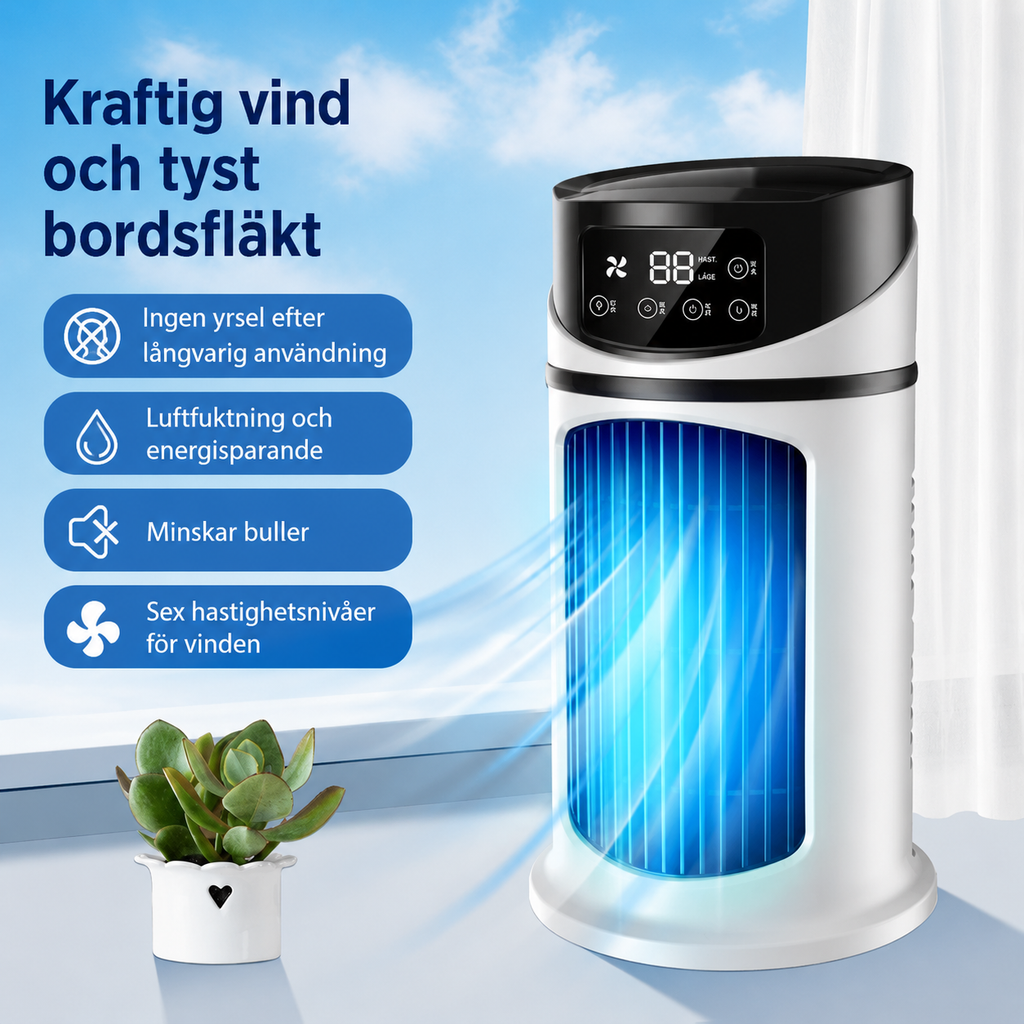 Portabel USB Luftkylare – Mini AC För Hem & Kontor