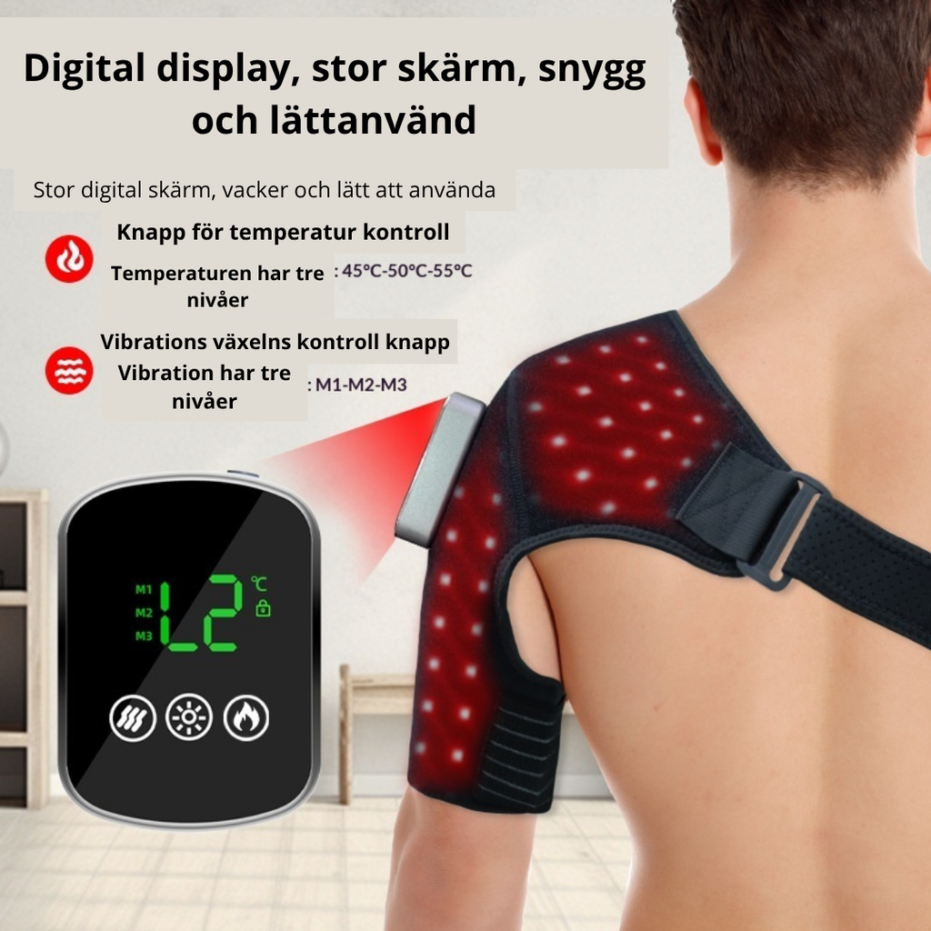 Värmemassager med Rött Ljus — Lindra Smärta på Hela Kroppen