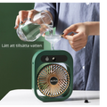 Portabel Sprayfläkt med Luftfuktare – 3 Hastigheter & USB-laddning