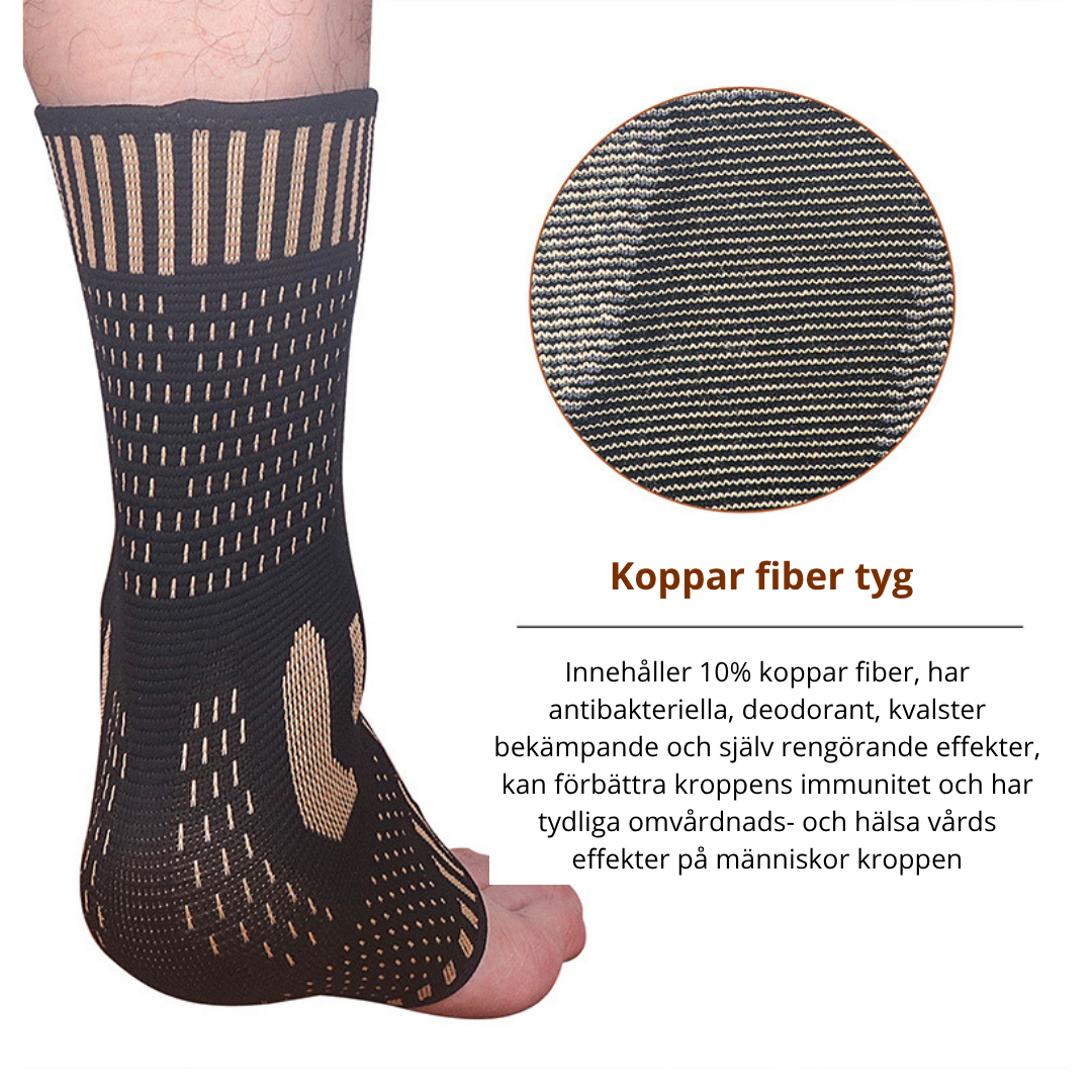 Kopparjon Fotledsskydd – Sport, Basket, Löpning & Klättring
