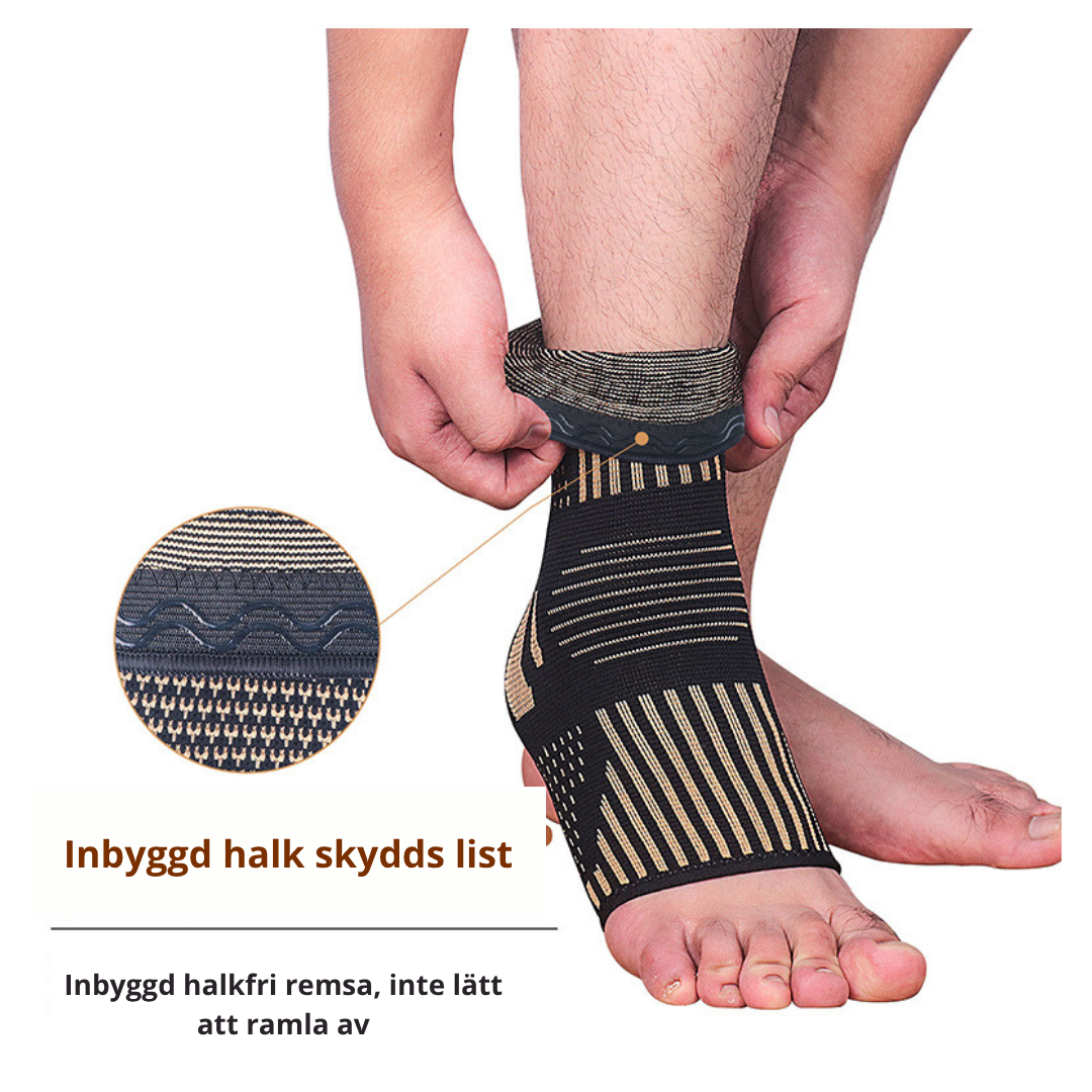 Kopparjon Fotledsskydd – Sport, Basket, Löpning & Klättring
