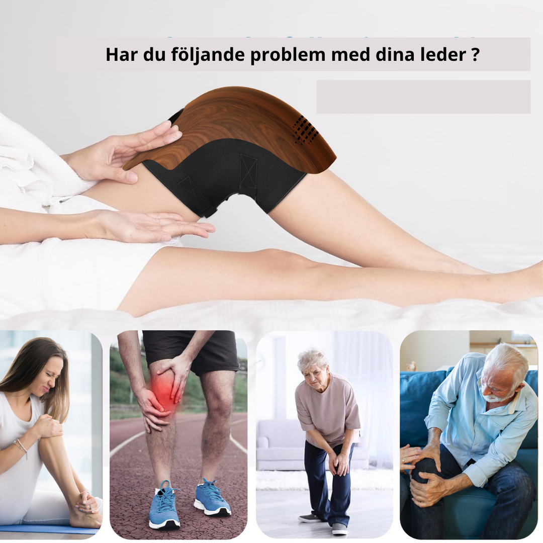 Premium Knämassager — Infraröd Laser & Värme för Knäsmärta