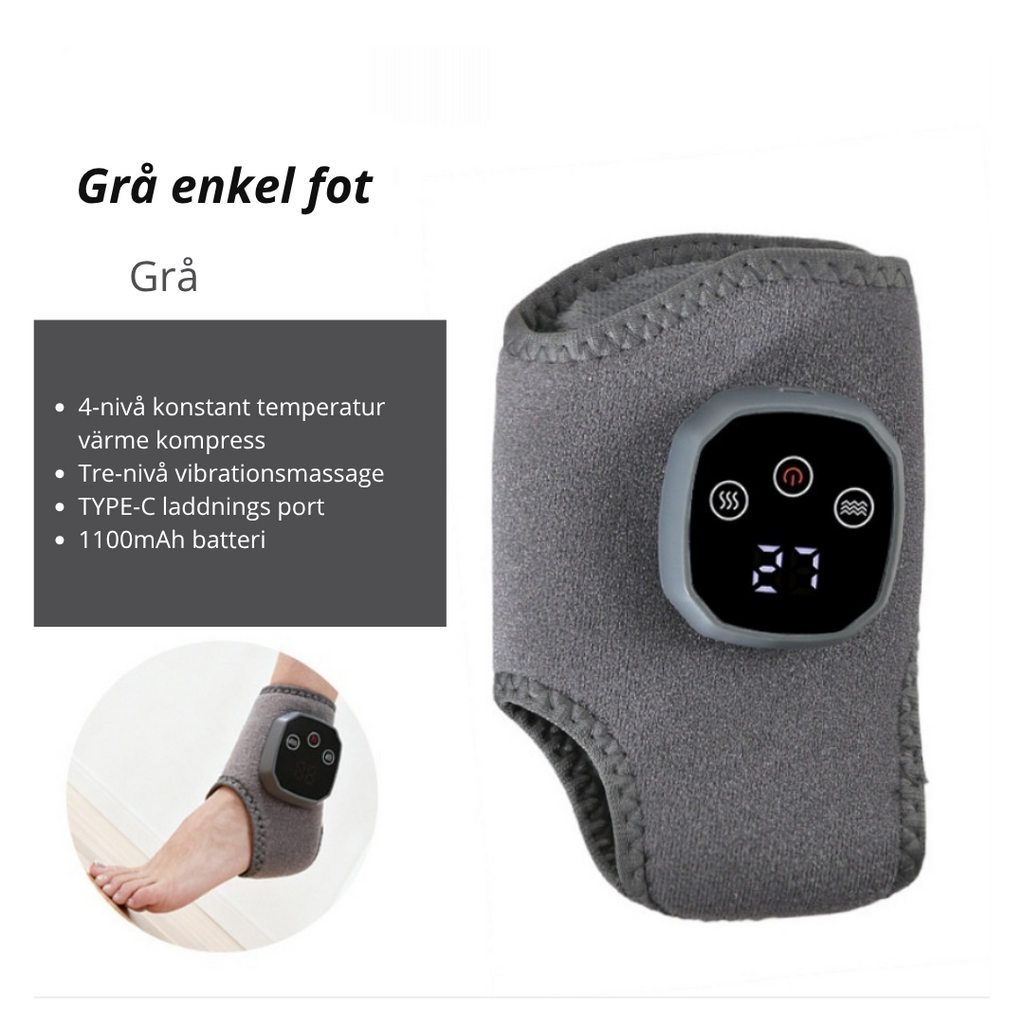 Smart Grafen Massager med Värme – Fotled, Handled & Knä