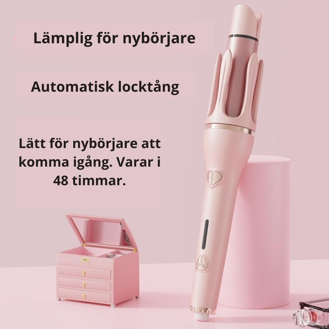 Intelligent Hårstyler med Negativa Joner — Räta & Krulla på En Gång