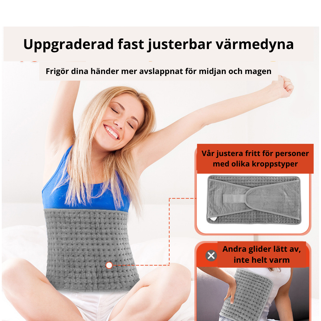 Elektriskt Värmebälte — Lindra Ryggsmärta & Håll Magen Varm!