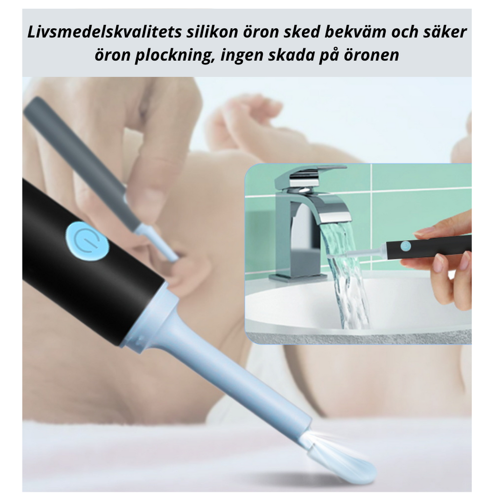 Smart Öronrengörare med Kamera — Se Vad Du Rengör!