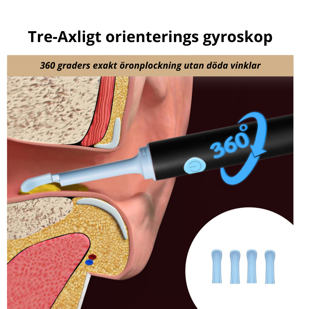 Smart Öronrengörare med Kamera — Se Vad Du Rengör!